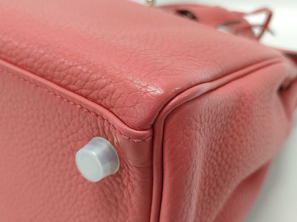 HERMES Kelly 28 □N Stamp Togo Strap Key Padlock Handbag