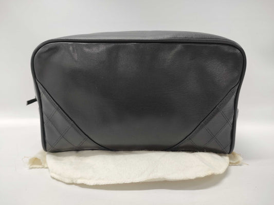 CHANEL Chanel Cosmetic Pouch Lambskin Pouch
