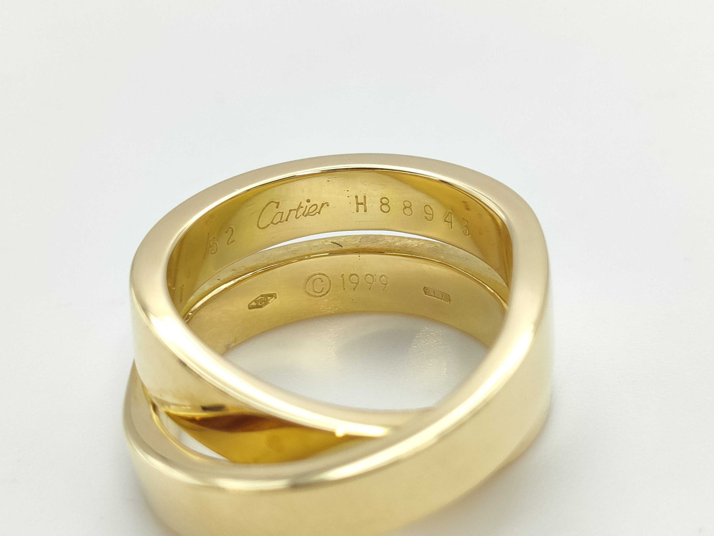 Cartier Paris #52 YG 750 15.3g Ring 