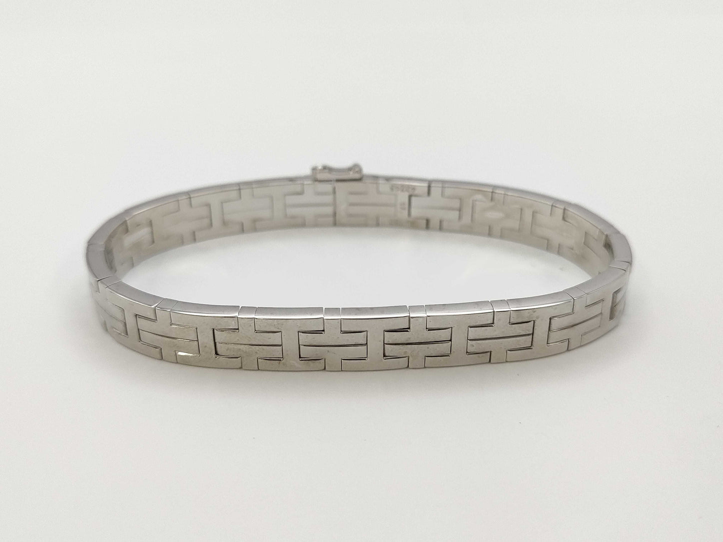 HERMES Kilim #17 WG Au750 39.4g Bracelet Bangle 