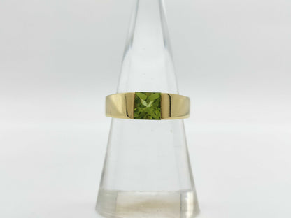 Cartier Tank #51 Colored Stone YG 750 8.5g Ring 