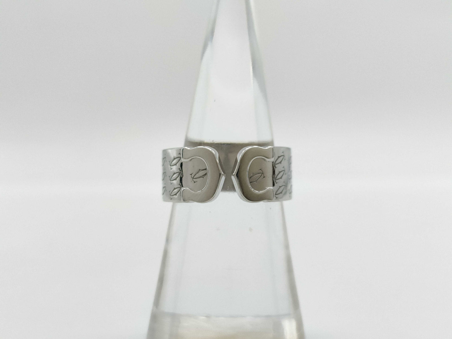 Cartier C2 #50 WG 750 10.6g Ring 