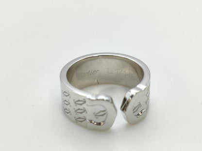 Cartier C2 #50 WG 750 10.6g Ring 
