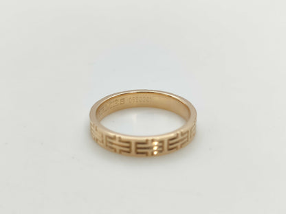 HERMES Kilim #55 PG Au750 3.9g Ring 