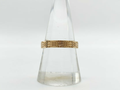 HERMES Kilim #55 PG Au750 3.9g Ring 