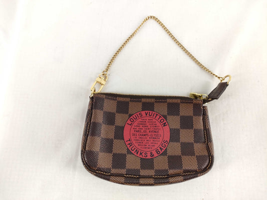 LOUIS VUITTON Damier Vuitton Damier Mini Pochette Accessoir N58011 Pouch