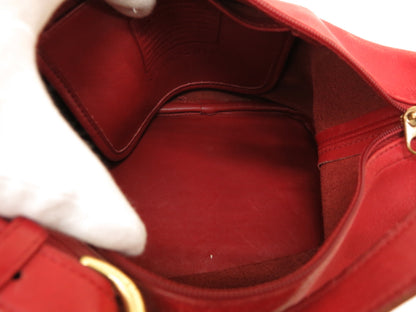 COACH COACH 3-Point Signature Leather Canvas Shoulder Bag