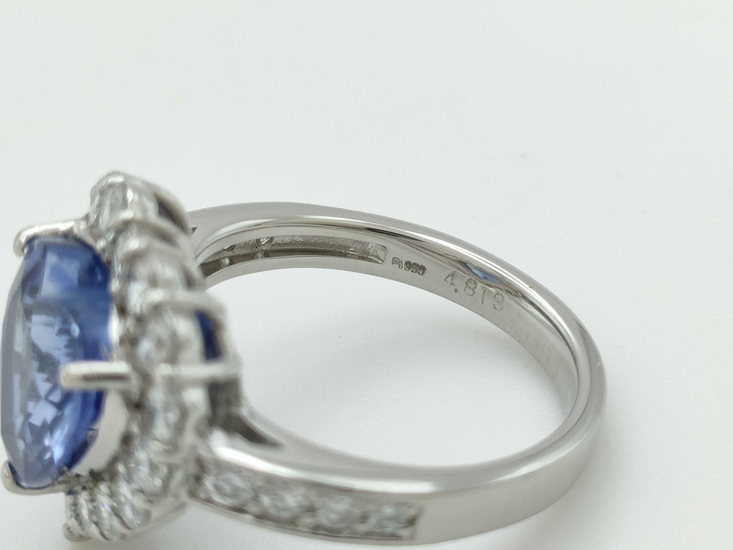 S4.813ct D1.15ct PT950 9.3g Ring 