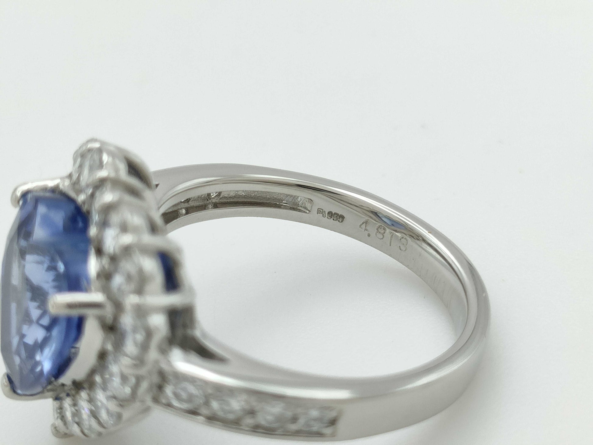 S4.813ct D1.15ct PT950 9.3g Ring 