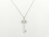 Tiffany & Co. Crownkey 3PD WG AU750 6.4g Necklace