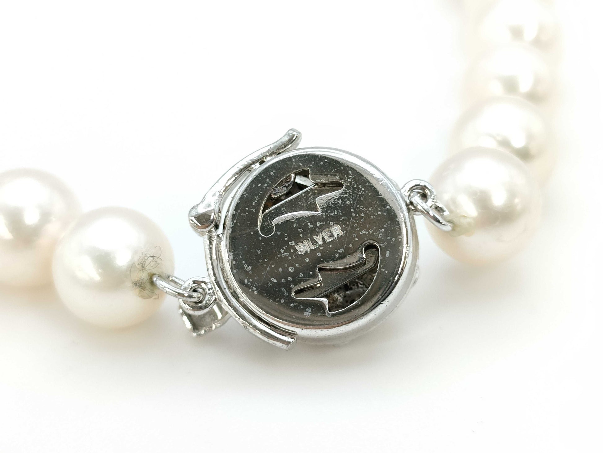 Pearl diameter approx. 8.5-8.7mm SV 46.4g Necklace 