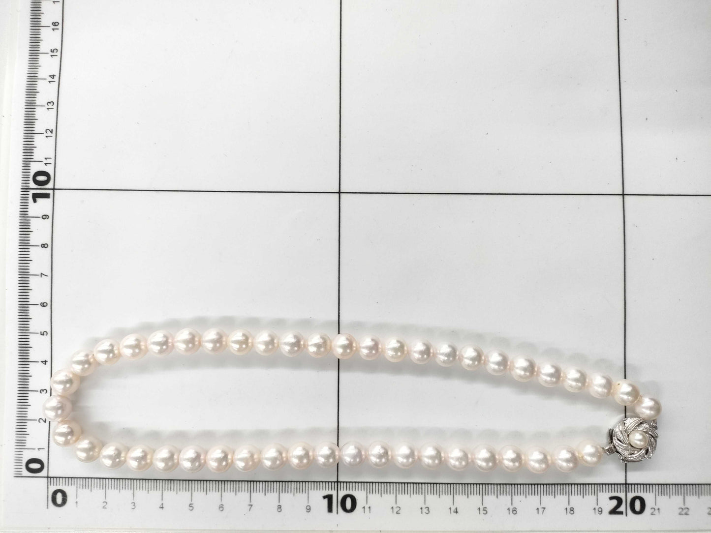 Pearl diameter approx. 8.5-8.7mm SV 46.4g Necklace 