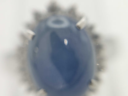 Mitsukoshi SS5.07ct D0.21ct PT950 8.4g Ring 