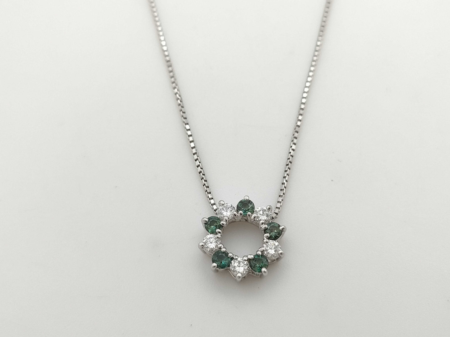 TASAKI AX0.38ct D0.30ct PT900/850 5.0g Necklace 