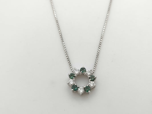 TASAKI AX0.38ct D0.30ct PT900/850 5.0g Necklace 