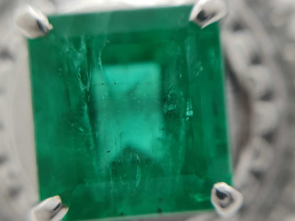 E1.70ct D0.56ct PT900 10.3g Ring 