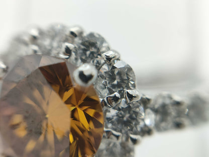 D1.418ct FD0.82ct PT900 5.8g Ring 