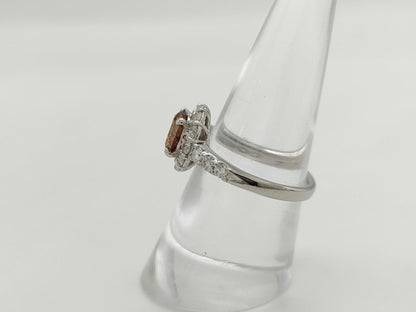 D1.418ct FD0.82ct PT900 5.8g Ring 