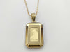 Colored Stone K24/K18 10.7g Necklace 