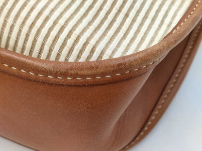 HERMES Evelyn PM □E Clinolane Stripe x Brown x Gold Shoulder Bag