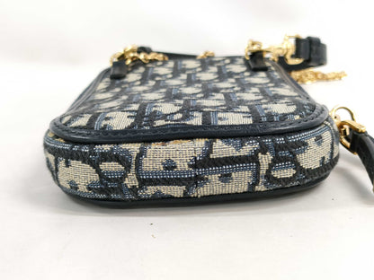 Dior Trotter Shoulder Bag with Pouch, Box and Chain