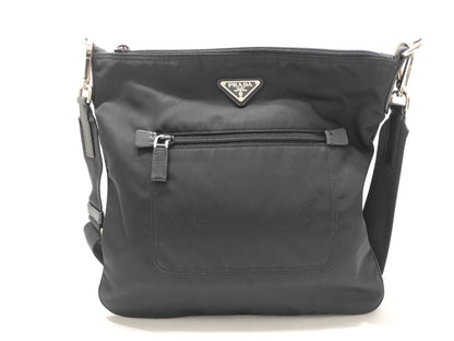 PRADA Nylon PRADA Shoulder Bag Sacoche Black Nylon Shoulder Bag