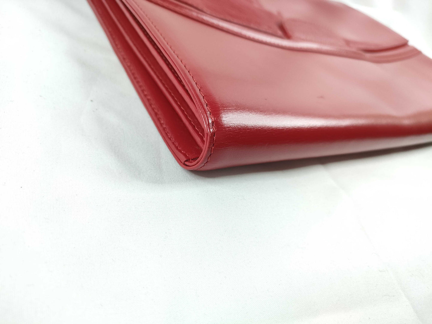 LOUIS VUITTON Epi LV Epi Opera LINE Tri-Fold Briefcase Red W35cm Bag