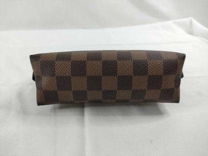 LOUIS VUITTON Damier LV Damier Pochette Cosmetic PM Pouch N47516 Pouch