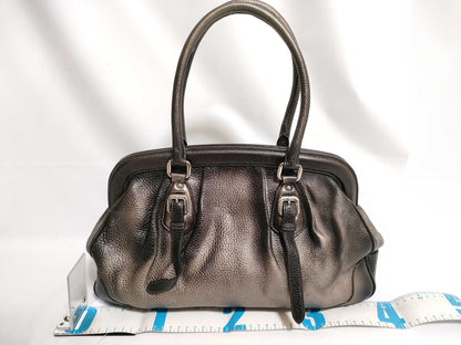 PRADA PRADA Leather Doctor's Bag Handbag Gradient Bronze W37cm Handbag