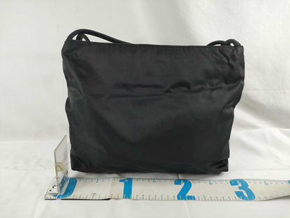 PRADA Nylon PRADA Nylon Triangle Logo Tote Bag Black W29cm Tote Bag