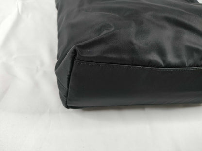 PRADA Nylon PRADA Nylon Triangle Logo Tote Bag Black W29cm Tote Bag