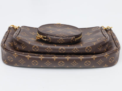 LOUIS VUITTON Monogram Multi Pochette Accessoir RFID Tag Shoulder Bag