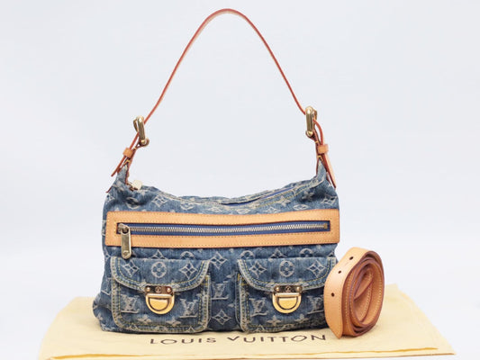 LOUIS VUITTON Monogram Denim Baggy PM M95049 Shoulder Bag