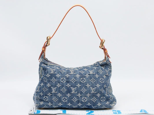 LOUIS VUITTON Monogram Denim Baggy PM M95049 Shoulder Bag