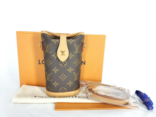 LOUIS VUITTON Monogram LOUIS VUITTON Louis Vuitton Fold Me Pouch Monogram RFID Model Shoulder Bag M80874 Pouch