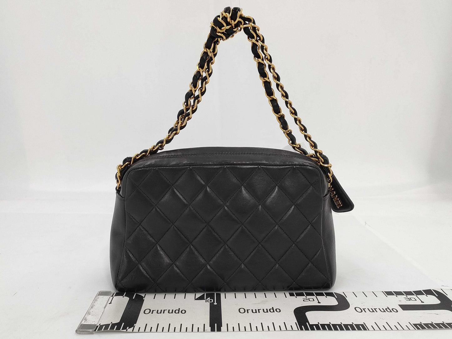 CHANEL Minimato Lambskin Black Shoulder Bag