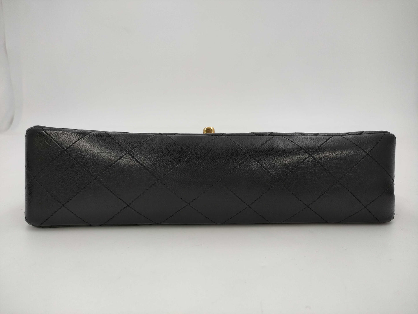 CHANEL Matelasse Double Flap Chain Black Shoulder Bag