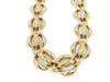 CHANEL Matelasse necklace pendant with approximately 43cm chain