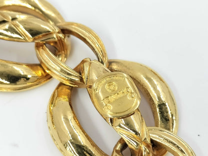 CHANEL Matelasse necklace pendant with approximately 43cm chain