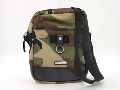 Yves Saint Laurent Paris Rivington Camouflage Shoulder Bag