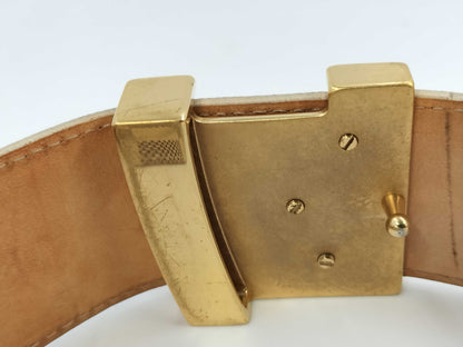 LOUIS VUITTON LOUIS VUITTON Monogram Ceinture Initial LV Belt