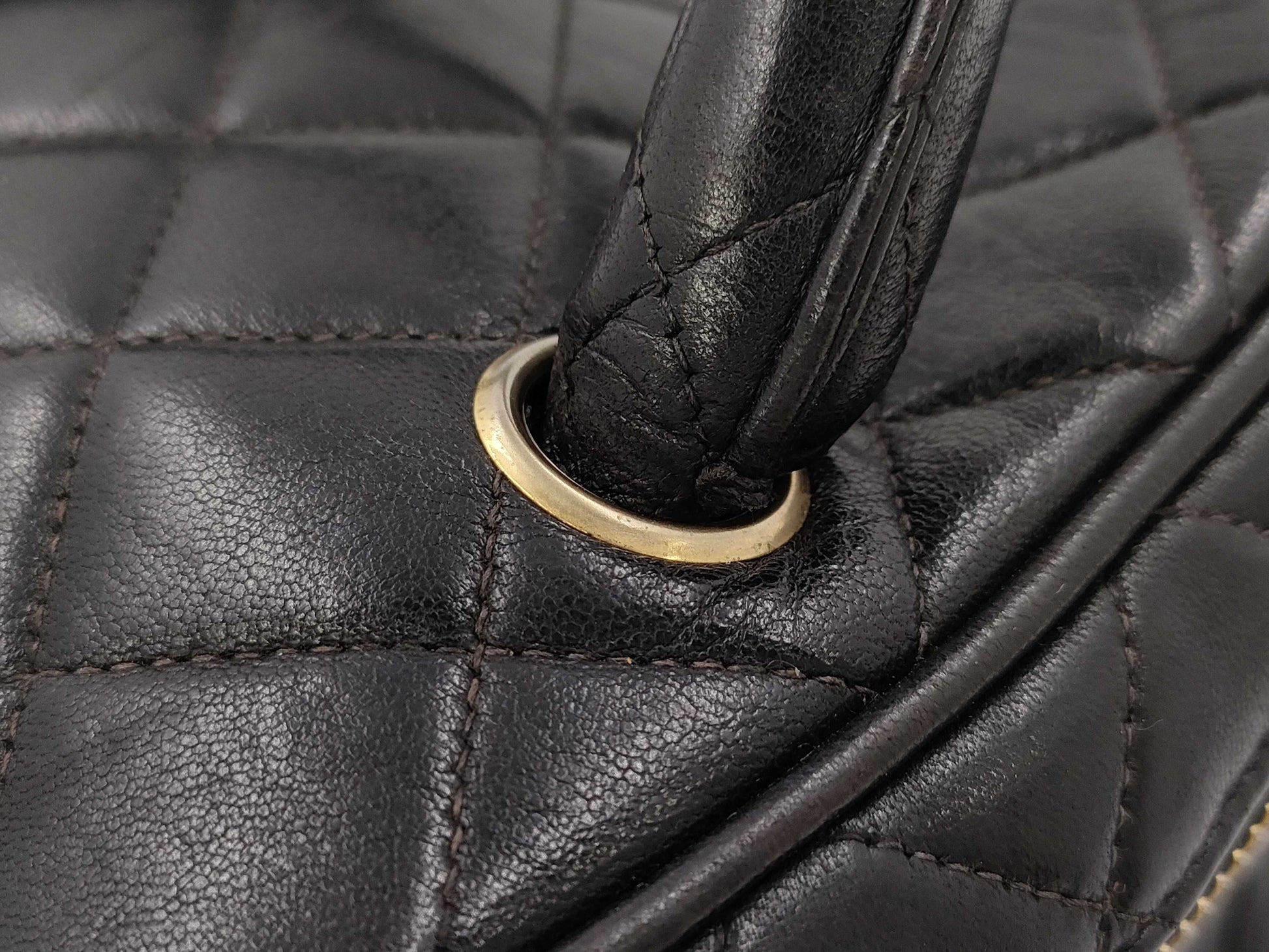 CHANEL CHANEL Matelasse Vanity Top Handle Handbag