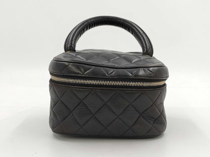 CHANEL CHANEL Matelasse Vanity Top Handle Handbag
