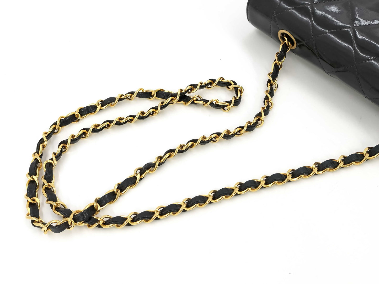 CHANEL CHANEL Diana enamel shoulder bag