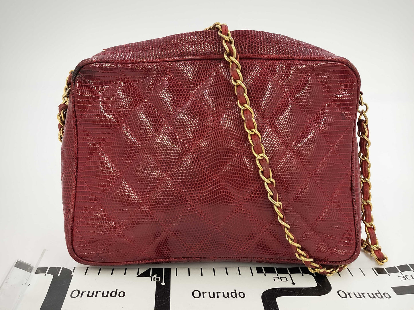 CHANEL CHANEL Lizard Matelasse Shoulder Bag