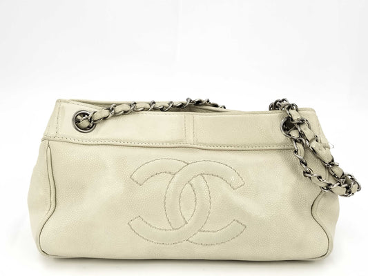CHANEL CHANEL Caviar Skin Handbag Tote Bag