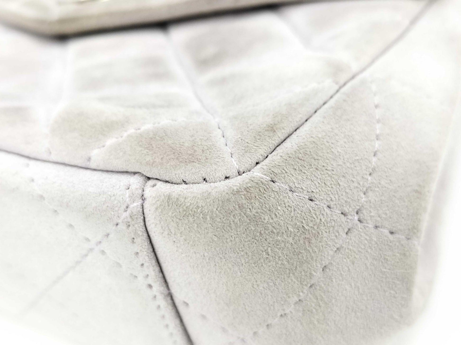 CHANEL CHANEL Suede Matelasse Handbag