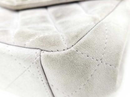 CHANEL CHANEL Suede Matelasse Handbag
