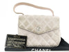 CHANEL CHANEL Suede Matelasse Handbag