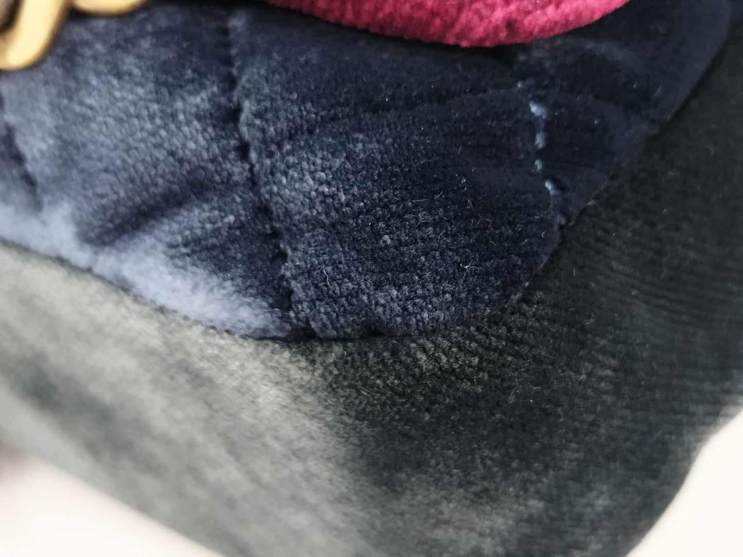 CHANEL CHANEL Matelasse Velvet Shoulder Bag